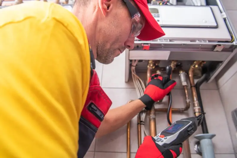 Local Plumbers Pro certified technicians conducting home inspection services in Johnstown PA